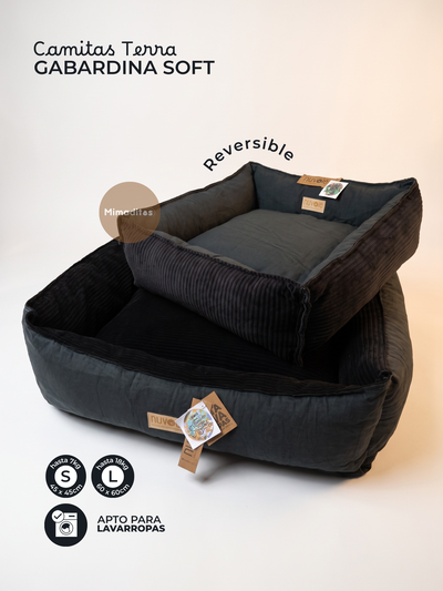 Camita Terra gabardina soft negro