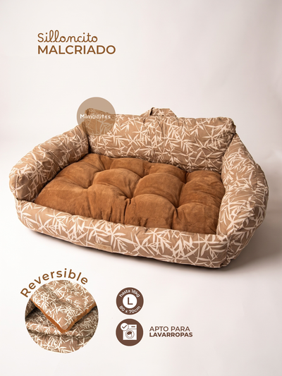 Silloncito malcriado Hojas camel