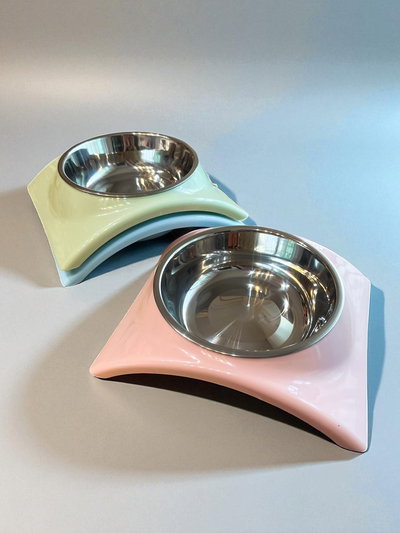 Comedero acero simple arqueado 18cm desmontable