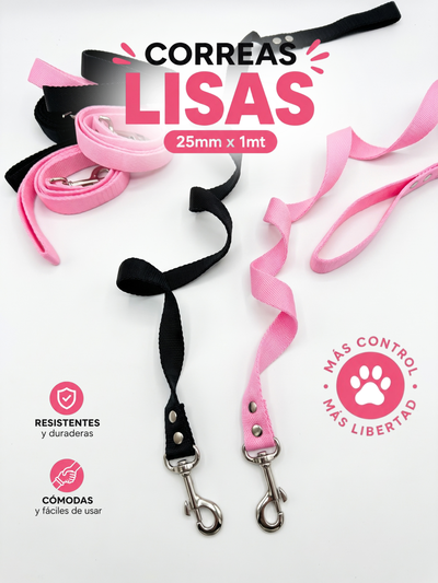 Correas lisas 25mm x 1mt