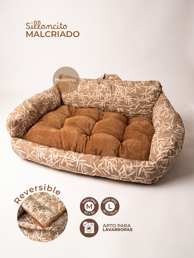 Silloncito malcriado Hojas camel