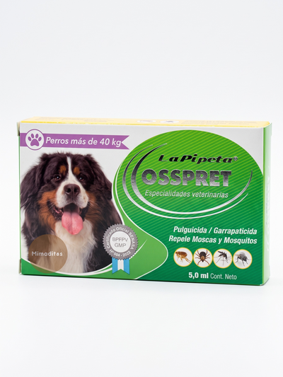 La pipeta antiparasitaria Osspret mas de 40kg