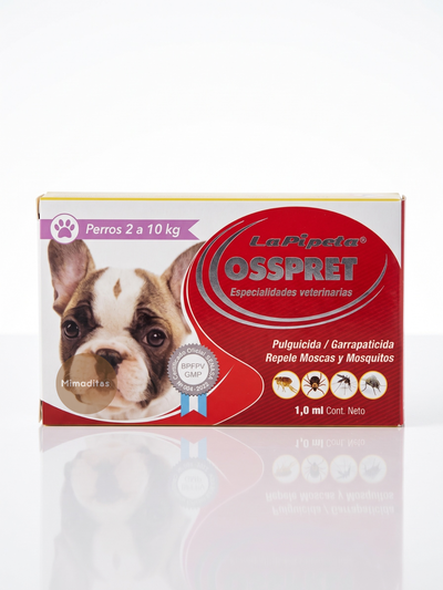 La pipeta antiparasitaria Osspret 2 a 10kg