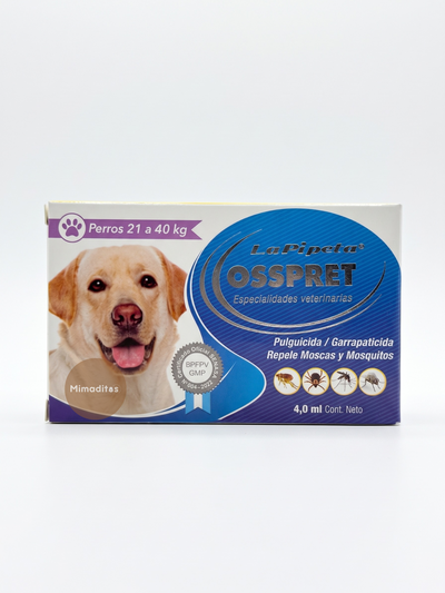 La pipeta antiparasitaria Osspret 21 a 40kg