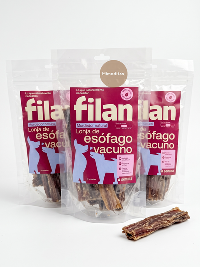 Lonja de esofago vacuno natural 10und