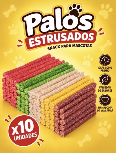Palitos estrusados x10und
