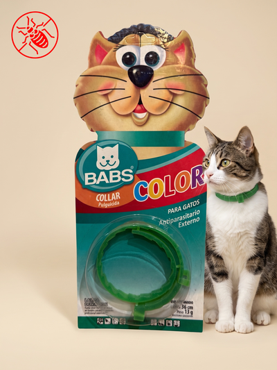 Collar pulguicida gatos Babs 