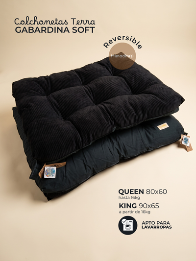Colchoneta terra gabardina soft negro 