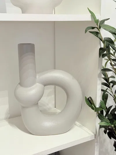 Florero Marruecos Gris