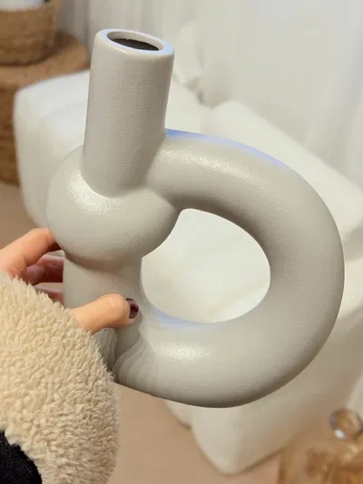 Florero Marruecos Gris