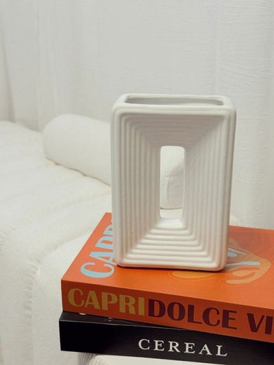 Florero Tunez Blanco