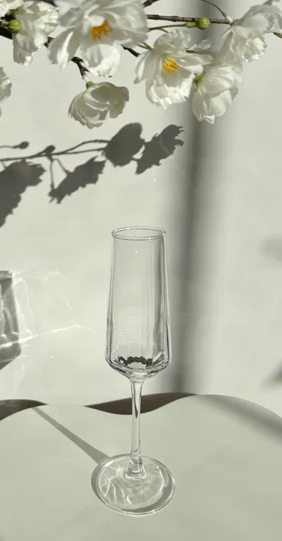 Copas de Champagne Transparente