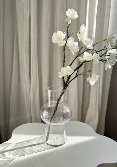 Florero Blossom Transparente