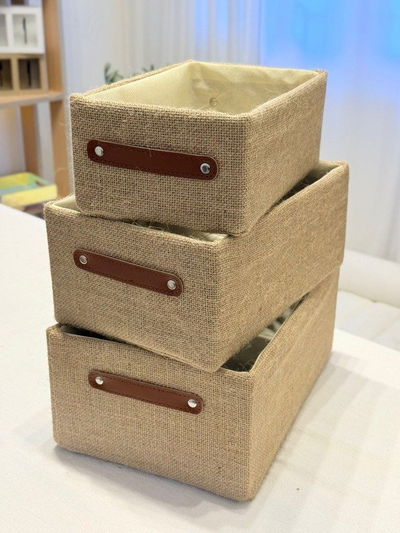 Set x3 Organizadores Yute