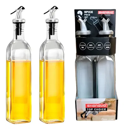 Set Aceitera y Vinagrega de Vidrio