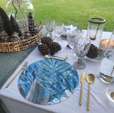 Platos de Sitio de Papel Terra