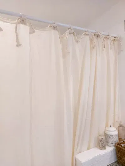 Cortina de Baño Crudo