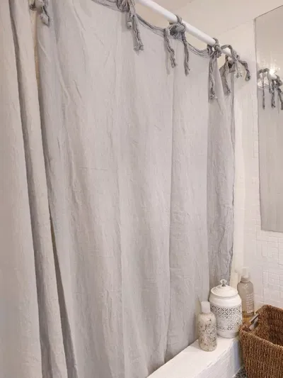 Cortina de Baño Gris