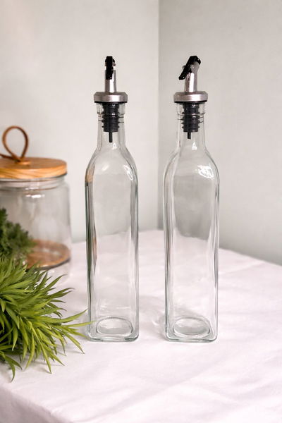 Set Aceitera y Vinagrega de Vidrio