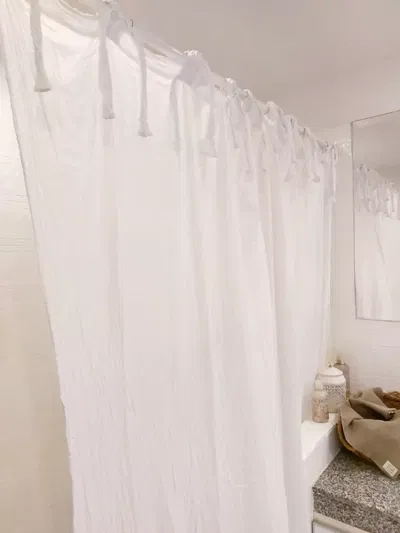 Cortina de Baño Blanca