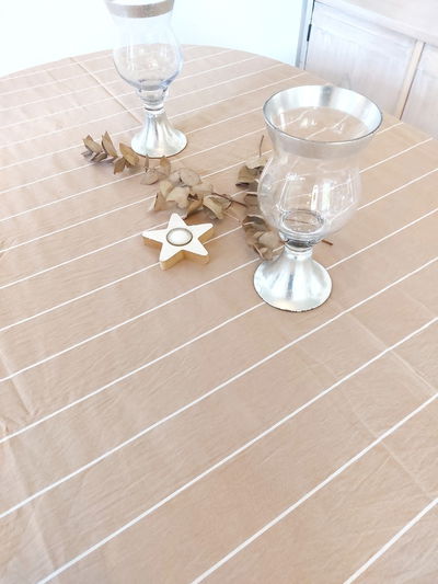 Mantel Tostado Rayado