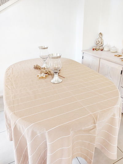 Mantel Tostado Rayado