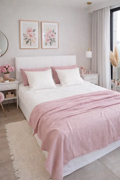 Pie de Cama Rosa Viejo