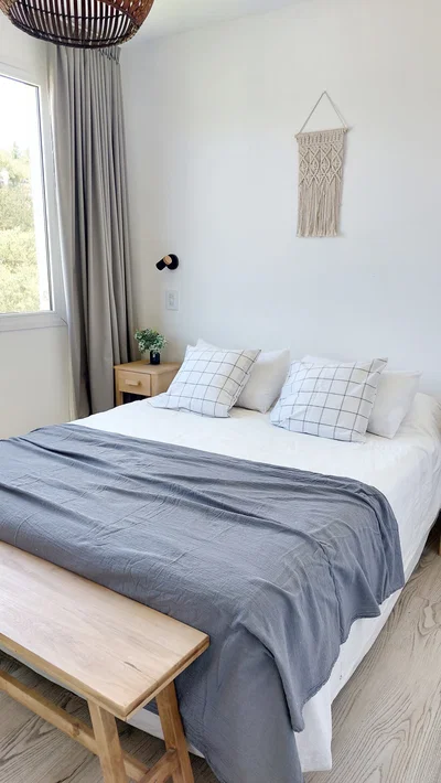Pie de Cama Gris Oscuro