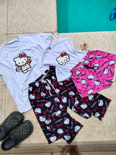 Short/Musculosa + Pantalón/Remera - COMBO