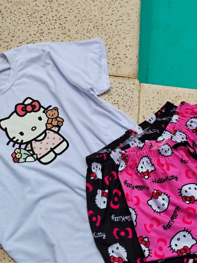 Conjunto Pantalón/Remera HELLO KITTY R/N