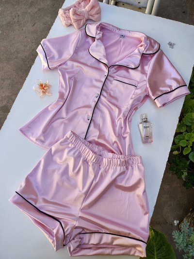 Rose. Camisero Satén T16, S al 3XL