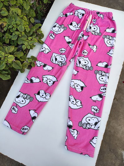 Snoopy Rosa - Pantalón polar soft