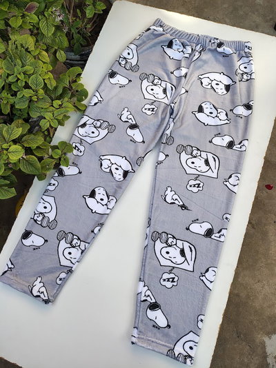 Snoopy Gris - Pantalón polar soft