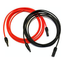 Cable MC4 para panel Solar (par) - 4 metros