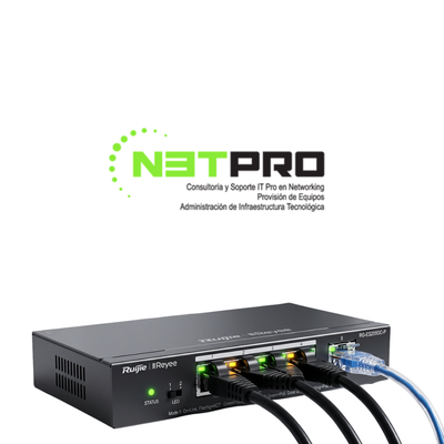 Switch POE RUIJIE (4 POE+ Gb/1 port Gb./54w)
