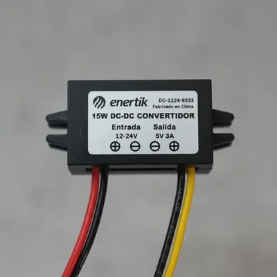 Reductor convertidor Enertik 12/24V a 5V 3A