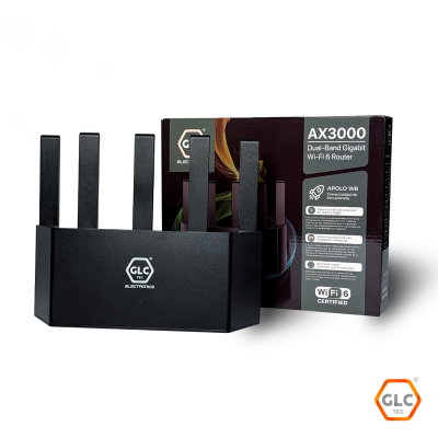 Router GLC - WiFi6 + 5 Antenas DualBand - AX3000
