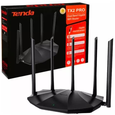 Router TENDA TX2 Pro Wifi 6 Dual Band Gigabit - 5 Antenas
