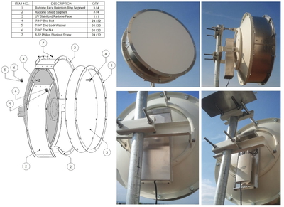 WT ARMOR RADOMO p/ ROCKET DISH