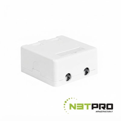 Roseta UTP 2 PORTS c/tapa 