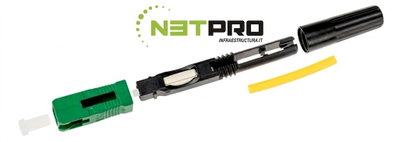 Conector mecánico FO SC/APC Verde 3M
