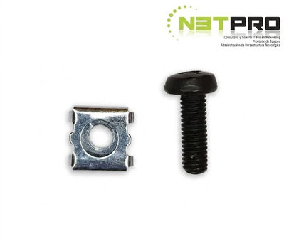 Tuerca Jaula+Tornillos M5 x 25 unidades