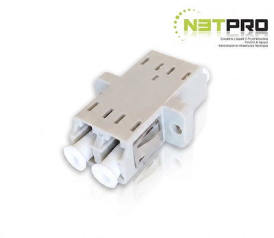 Adaptador Cupla LC Duplex MM Gris