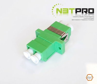 Adaptador Cupla LC/APC Duplex SM verde
