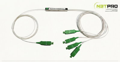 Splitter PLC 1x4 con conector SC/APC - Profiber