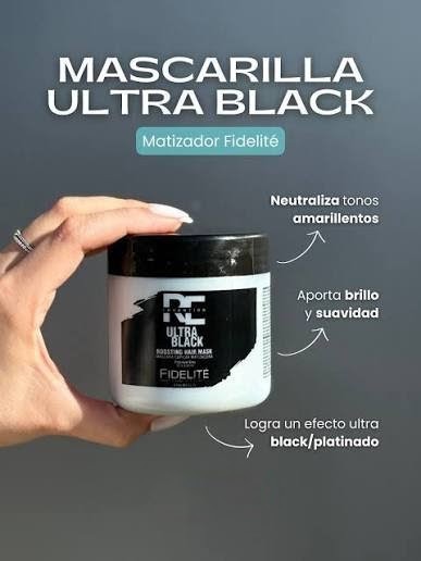 Máscara matizadoras Black Platinum FIDELITE