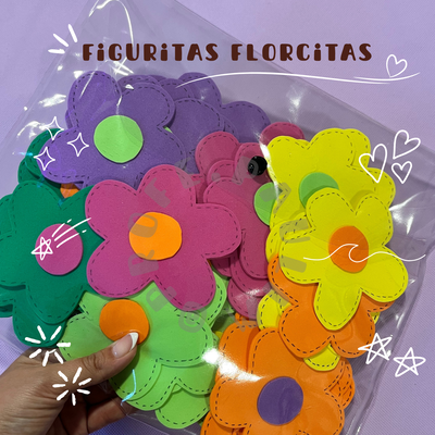 FLORCITAS DE GOMA EVA