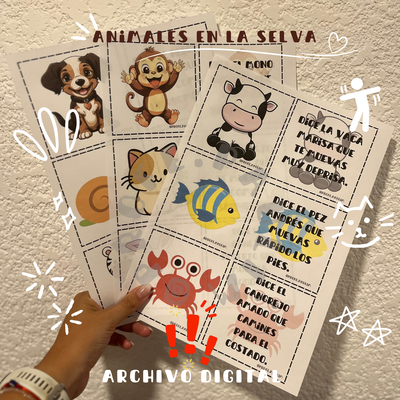 ANIMALES EN LA SELVA