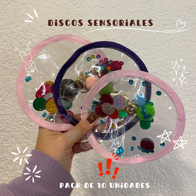 PACK X 10 DISCOS SENSORIALES