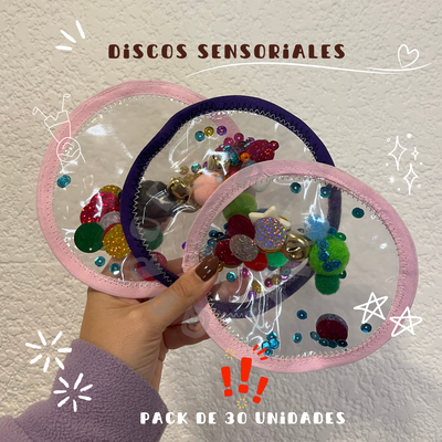 PACK X 30 DISCOS SENSORIALES